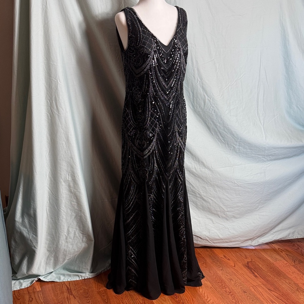 JJs House Black Sequin Formal Dress